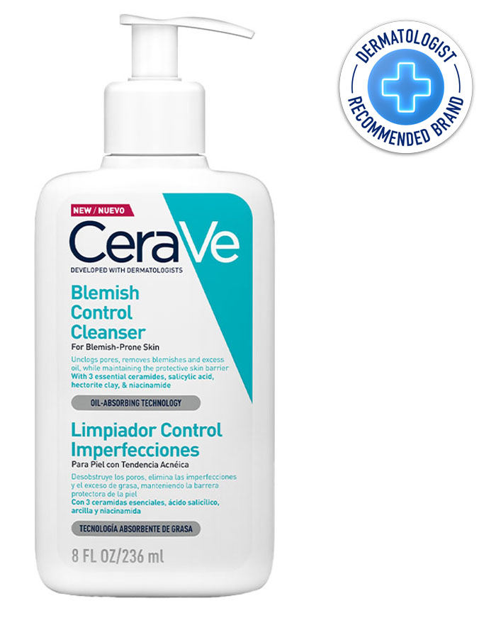 CeraVe Blemish Control Cleanser, sabun cuci muka untuk kulit berjerawat dan berminyak