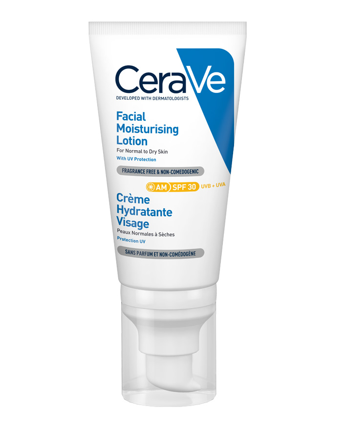gentle cleanser CeraVe Hydrating Cream-to-Foam Cleanser untuk kulit sensitif