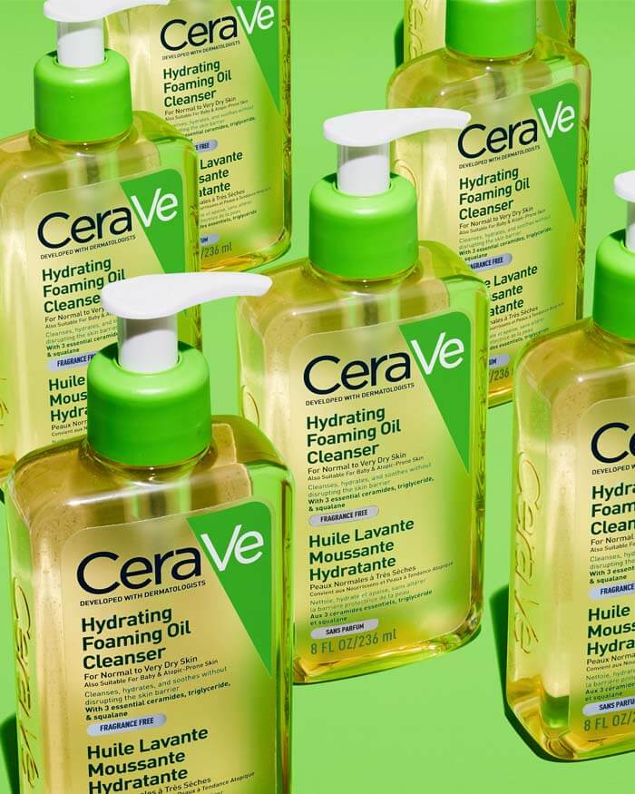 Hydrating Foaming Oil Cleanser with Squalane | CeraVe Australia